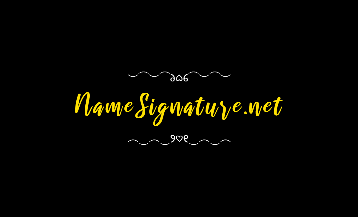 xiyaoj name signatures