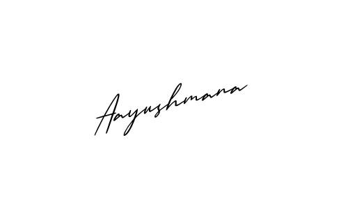 Aayushmana name signature