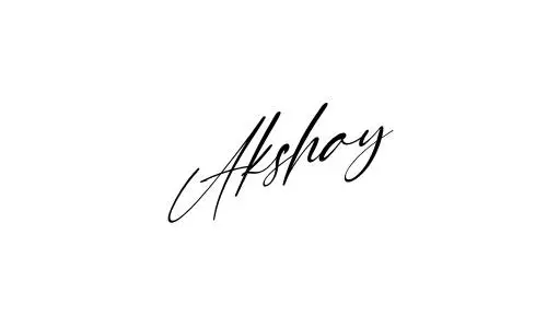 Akshay name signature