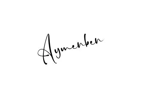 Aymenben name signature