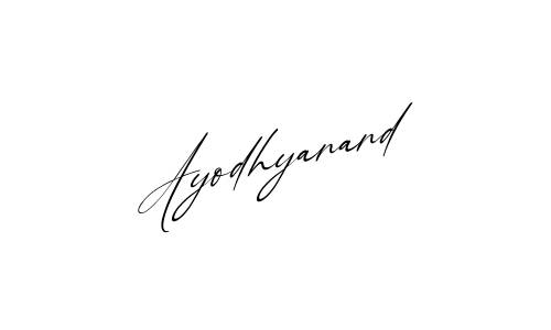 Ayodhyanand name signature