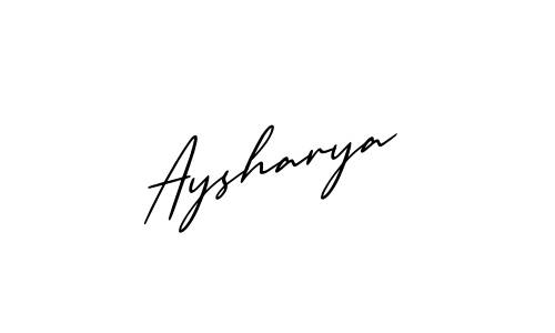 Aysharya name signature