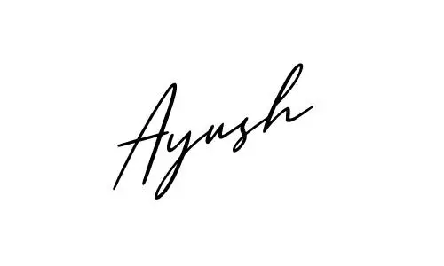 Ayush name signature