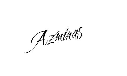 Azminas name signature