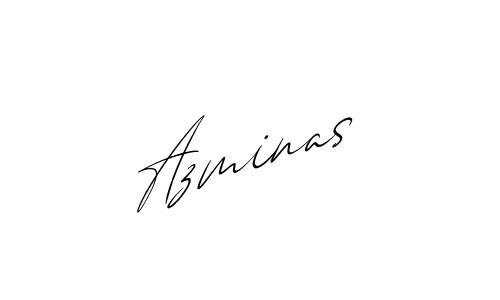 Azminas name signature