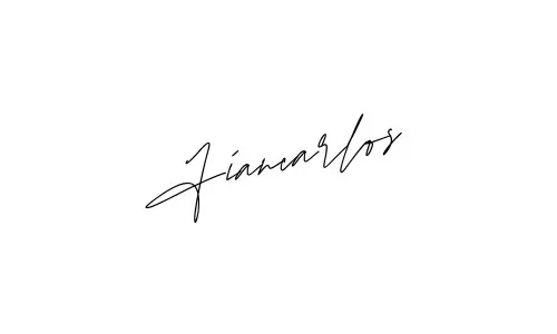 Jiancarlos name signature