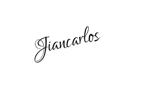 Jiancarlos name signature