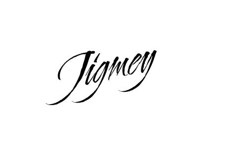 Jigmey name signature