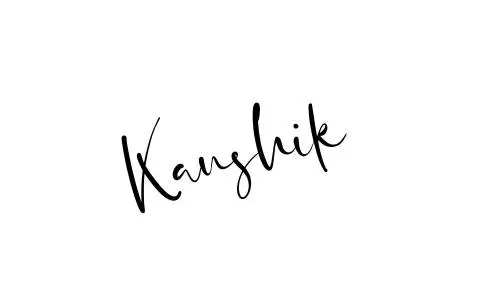 Kaushik name signature