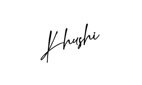 Khushi name signature