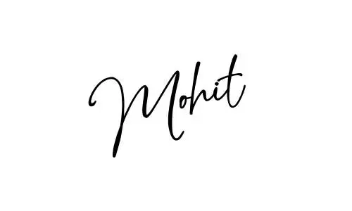 Mohit name signature