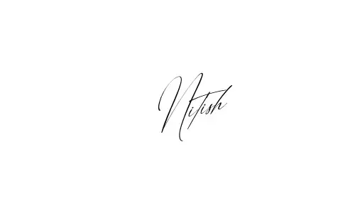 Nitish name signature