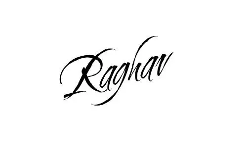Raghav name signature