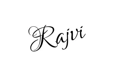 Rajvi name signature