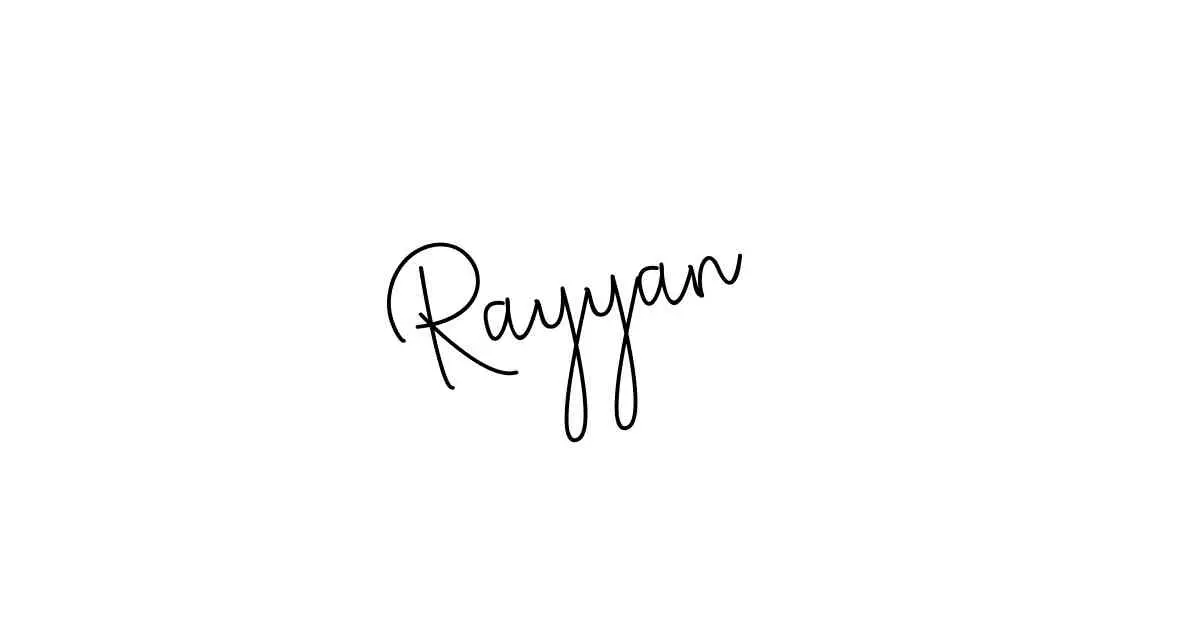 Rayyan name signatures