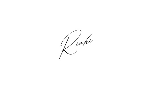 Riahi name signature