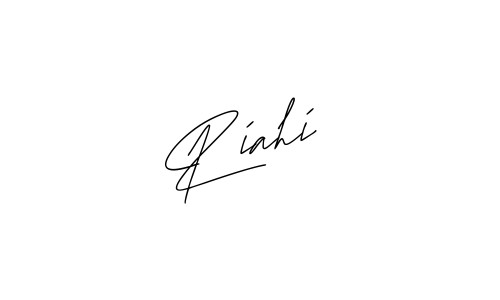Riahi name signature