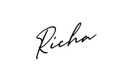Richa name signature