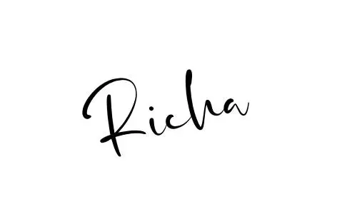 Richa name signature