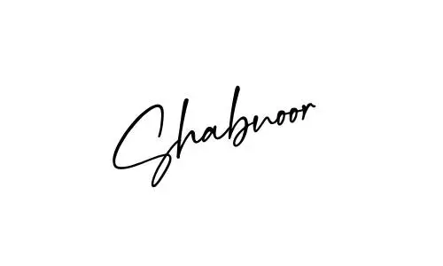 Shabnoor name signature