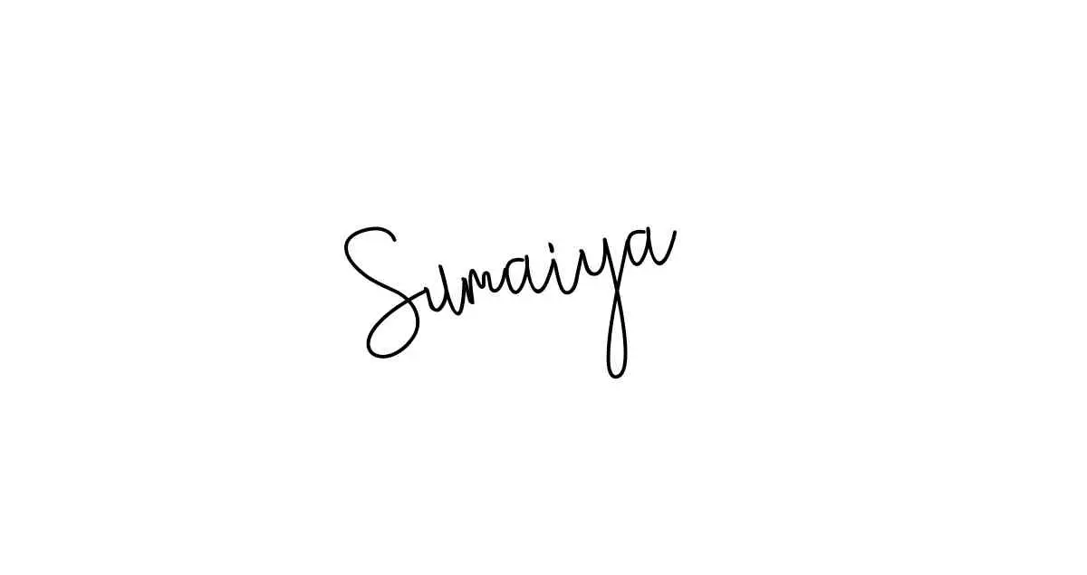 Sumaiya name signatures