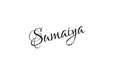 Sumaiya name signature