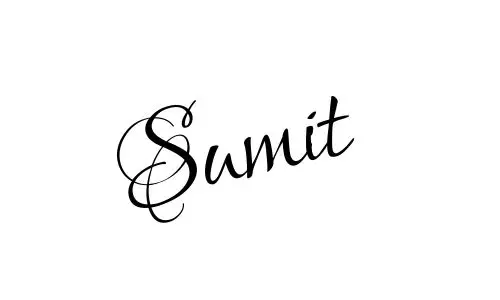 Sumit name signature