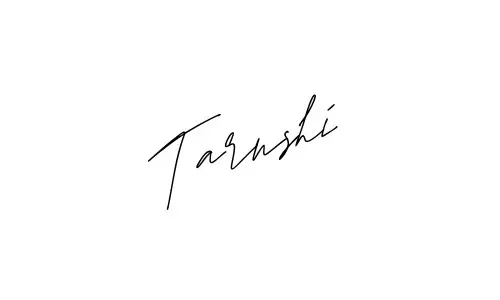 Tarushi name signature