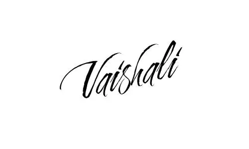 Vaishali name signature