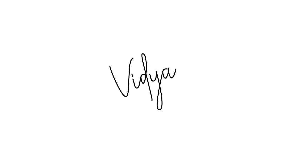 Vidya name signatures