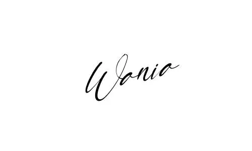 Wania name signature