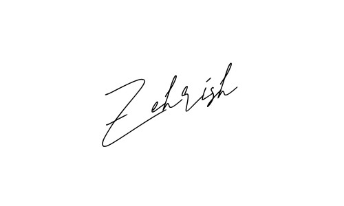Zehrish name signature